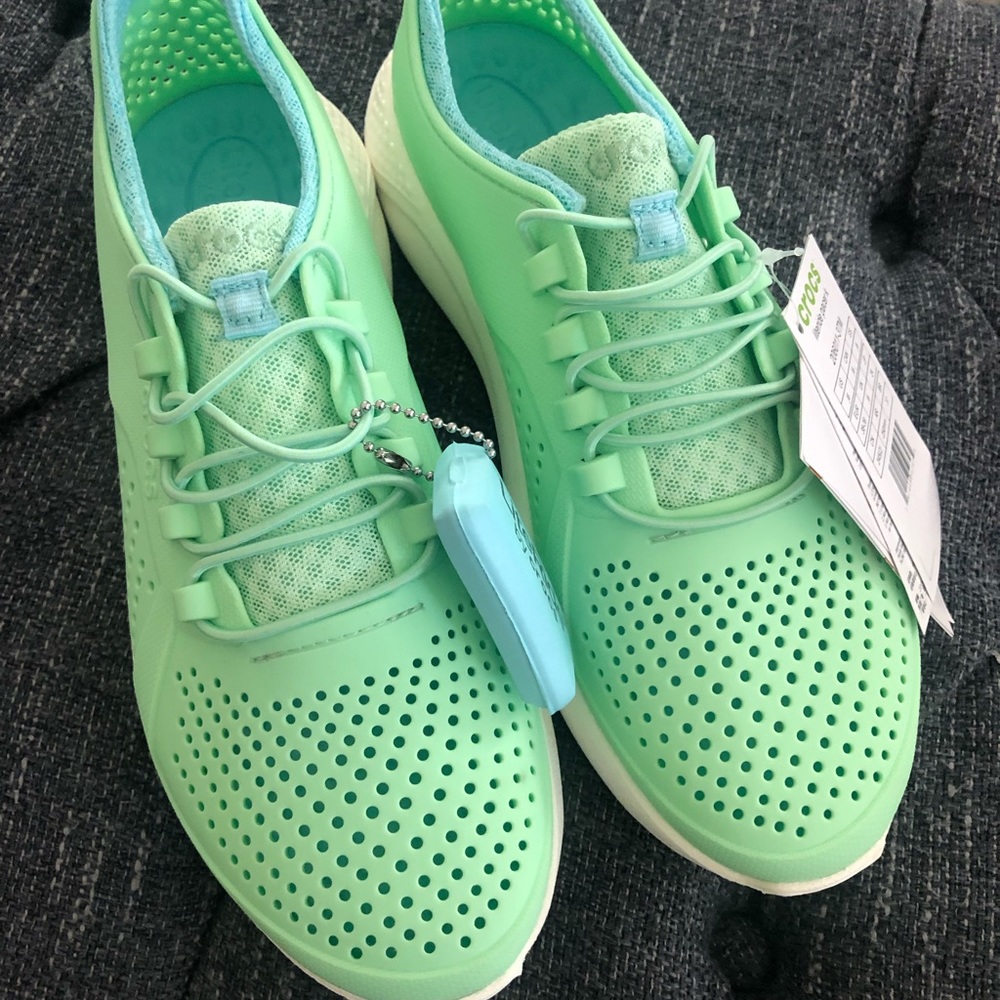 Brand new with tags croc sneakers